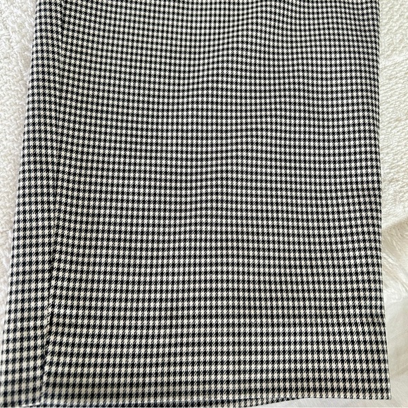 Talbots Heritage Ankle Pants Black and White Houndstooth Check size 18 W Petite - Picture 10 of 16